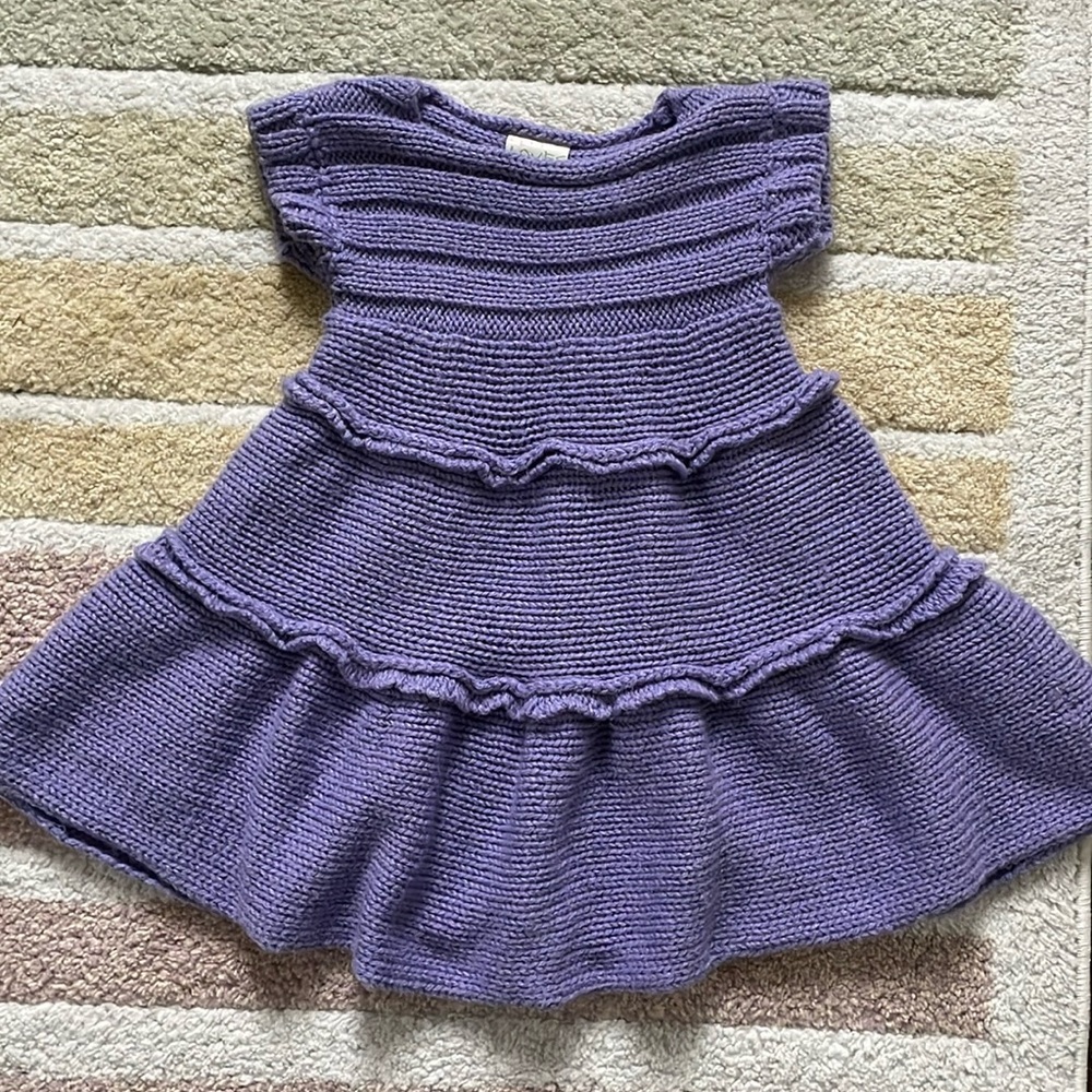 Lemon loves Lime purple knit dress